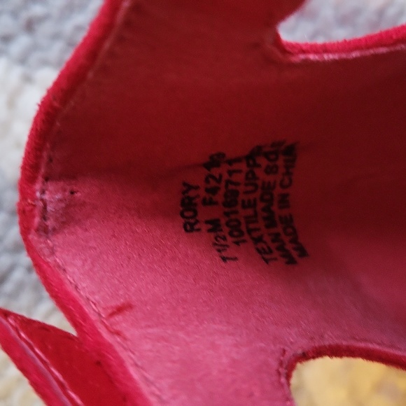 Maison Jules red Platforms  shoes - Picture 6 of 9